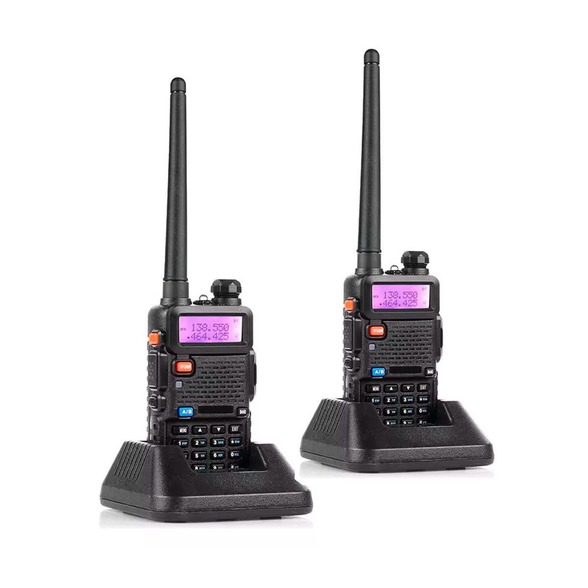 SEISA - Radio WalkieTalkie Seisa Stuv5r Pack 2 Unid Largo Alcance 10km