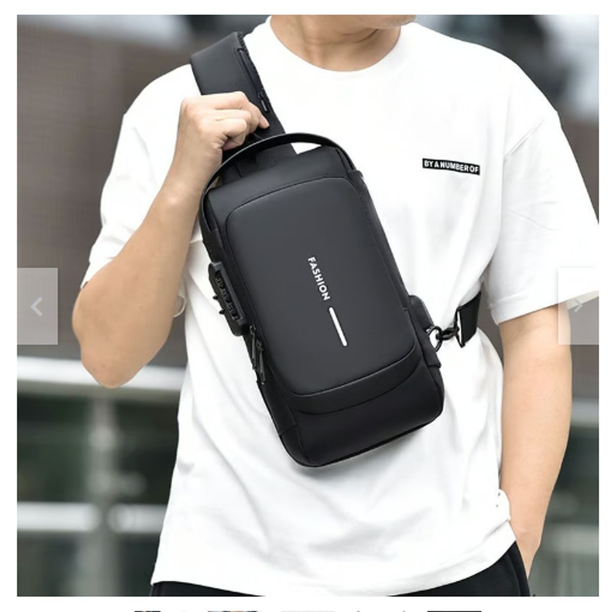 ABS - Morral canguro pechera elegante COLOR NEGRO