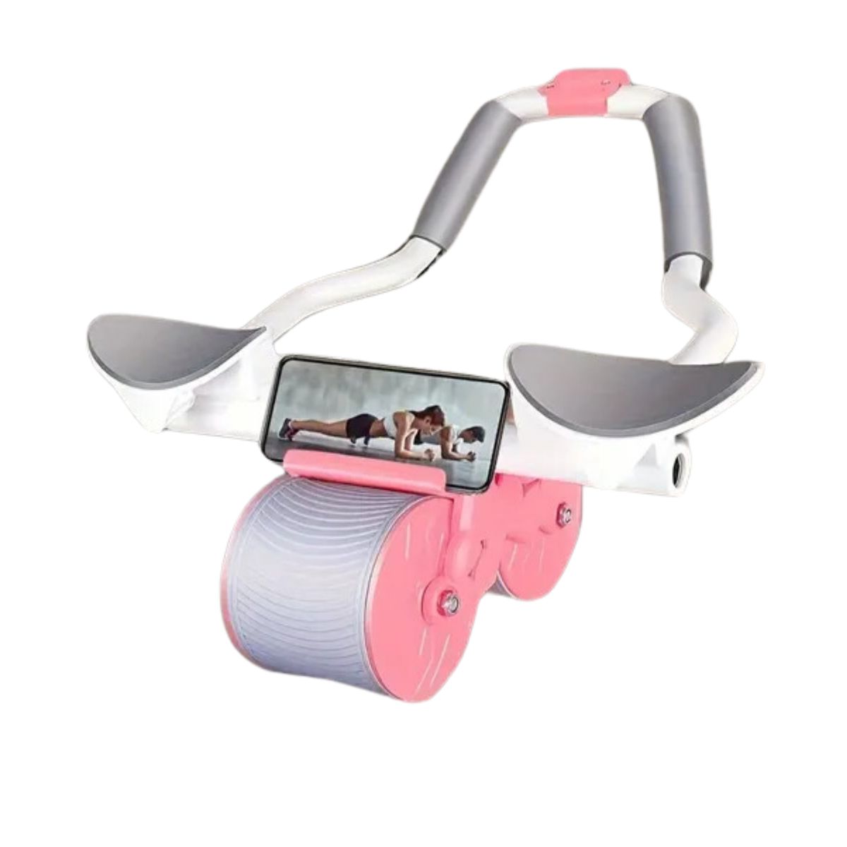 ROHS - Rueda de contracción abdominal de rebote automático - Rosado