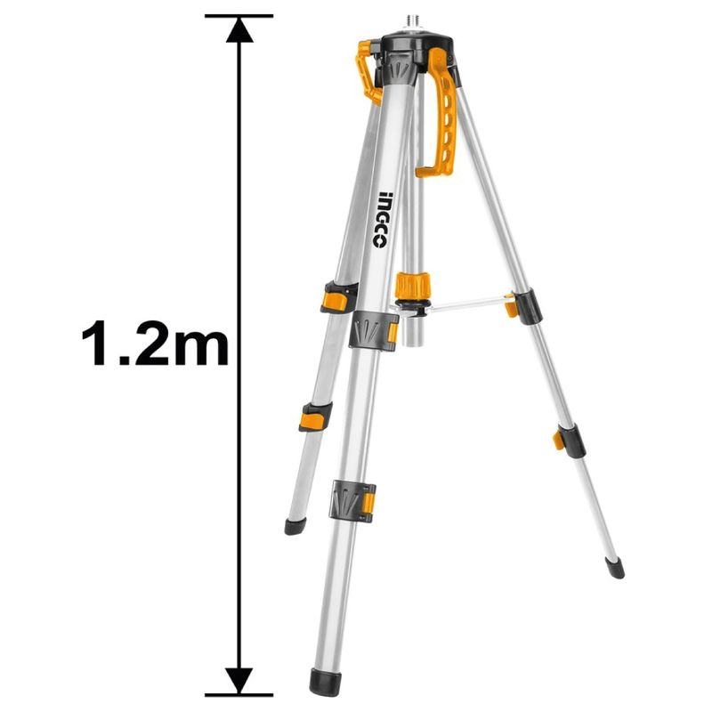 INGCO TOOLS - Trípode de Aluminio para Nivel Láser INGCO 1200MM HLLT01152