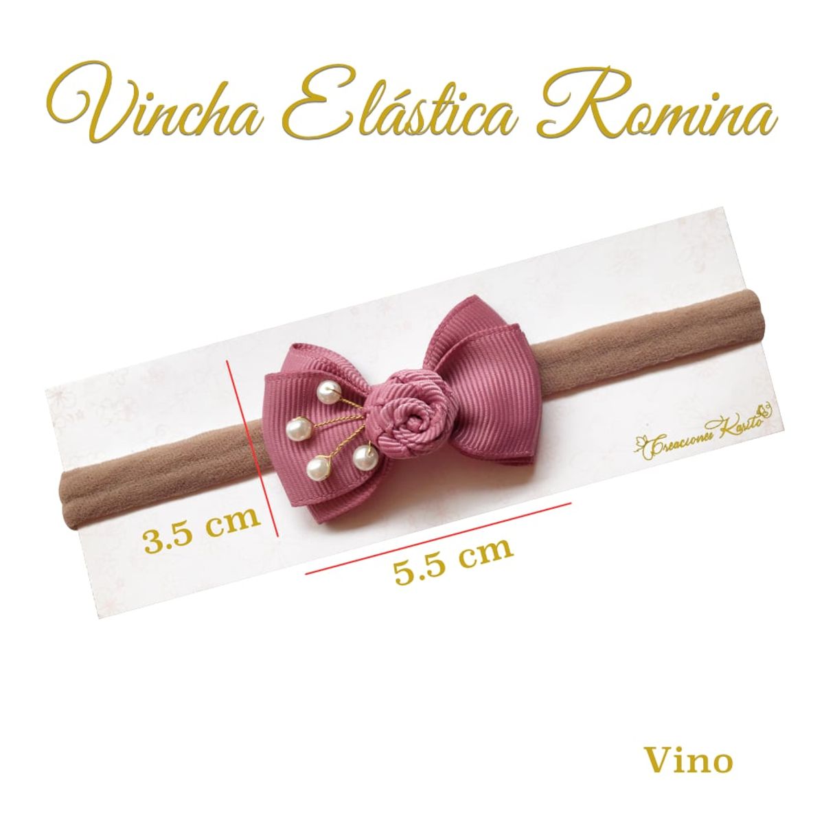 GENERICO - Vincha elástica para bebe