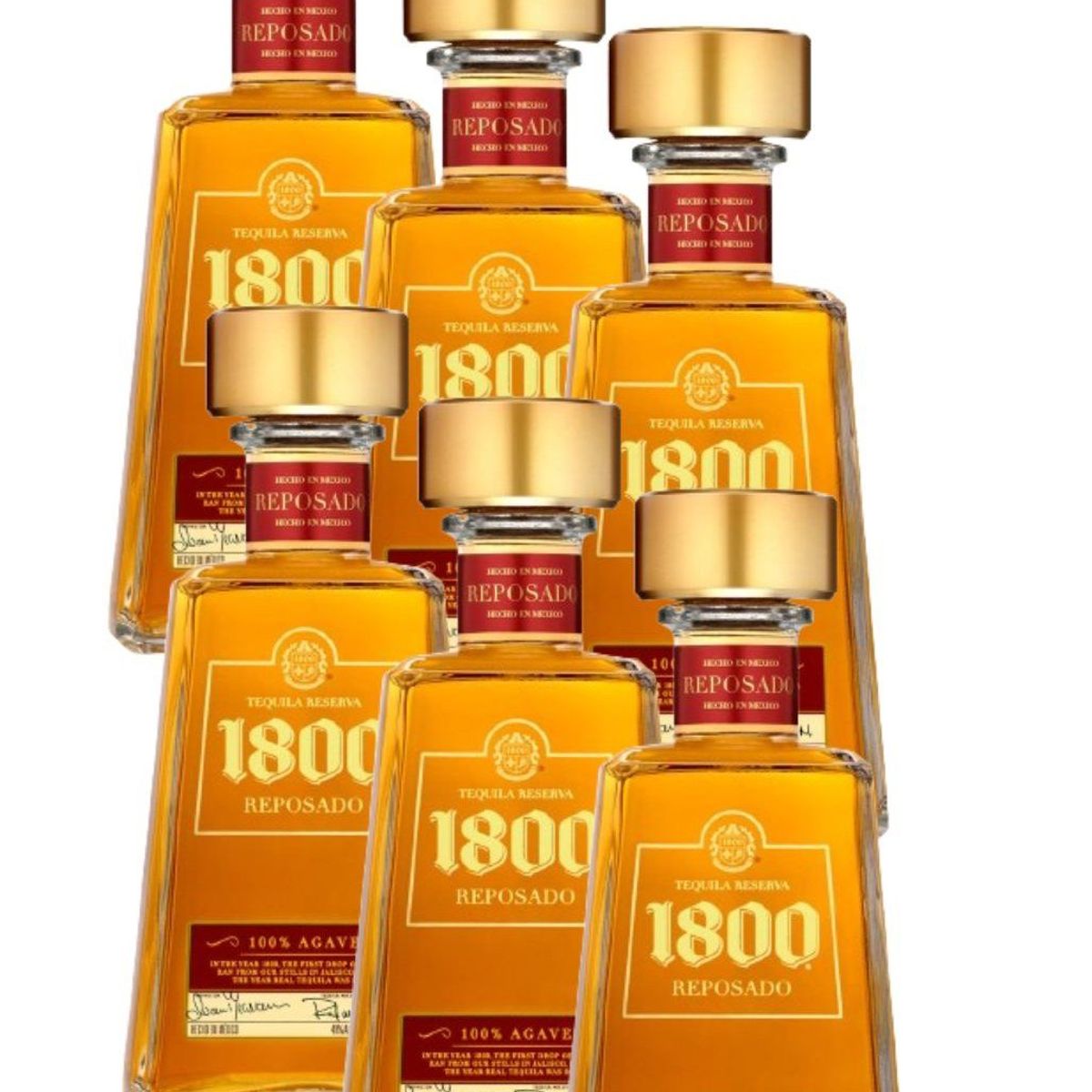 1800 - Pack 6 Unidades Tequila Reserva 1800 Reposado 750ml