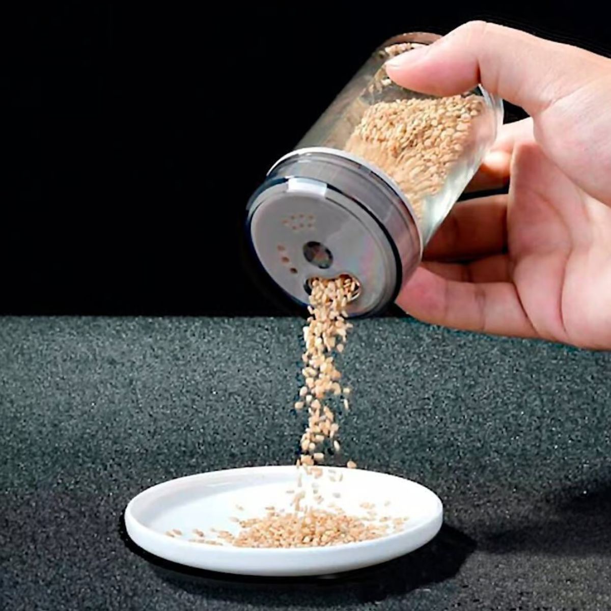 OEM - Condimentero Giratorio + 6 Frascos Vidrio