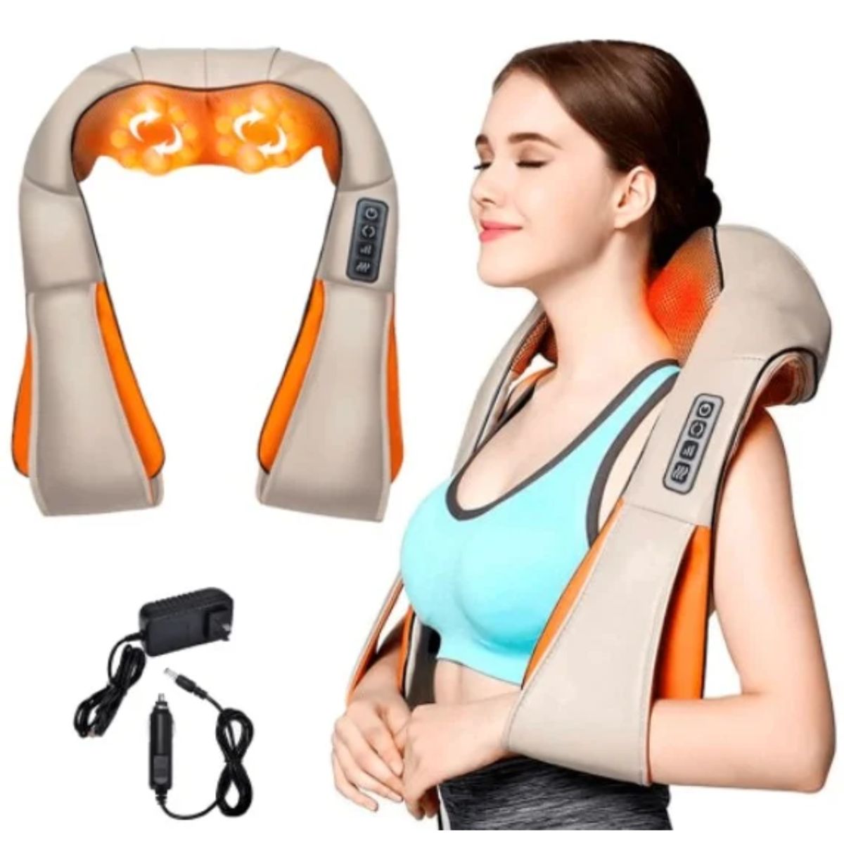 OEM - Masajeador De Cuello Espalda Infrarrojo Shiatsu