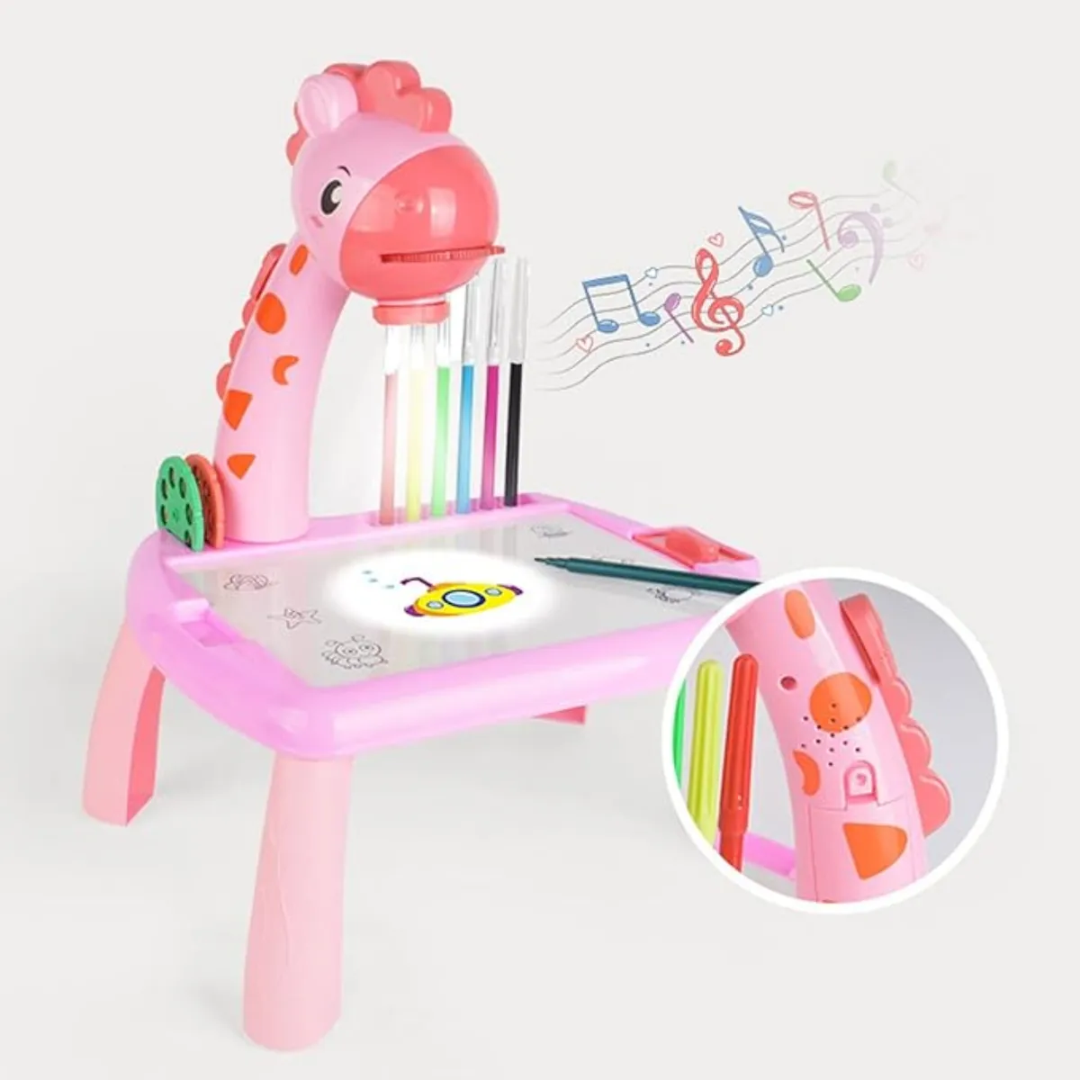 OEM - Juguete Proyector de Pintura y Aprendizaje Niño - Rosado