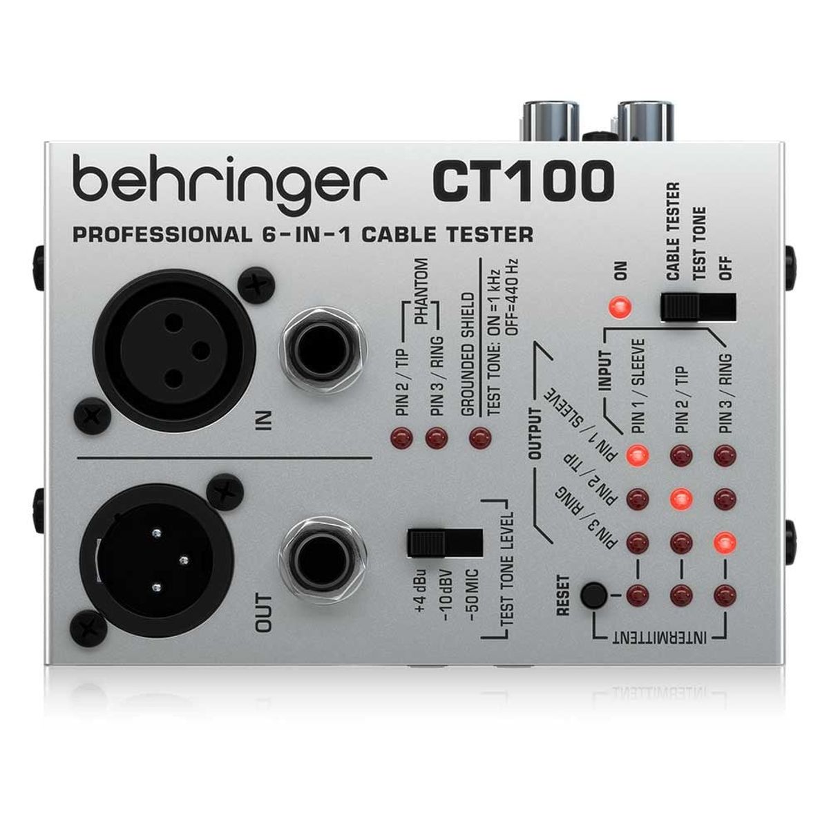 BEHRINGER - CT100 Behringer - Probador De Cable Tester 3 Modos