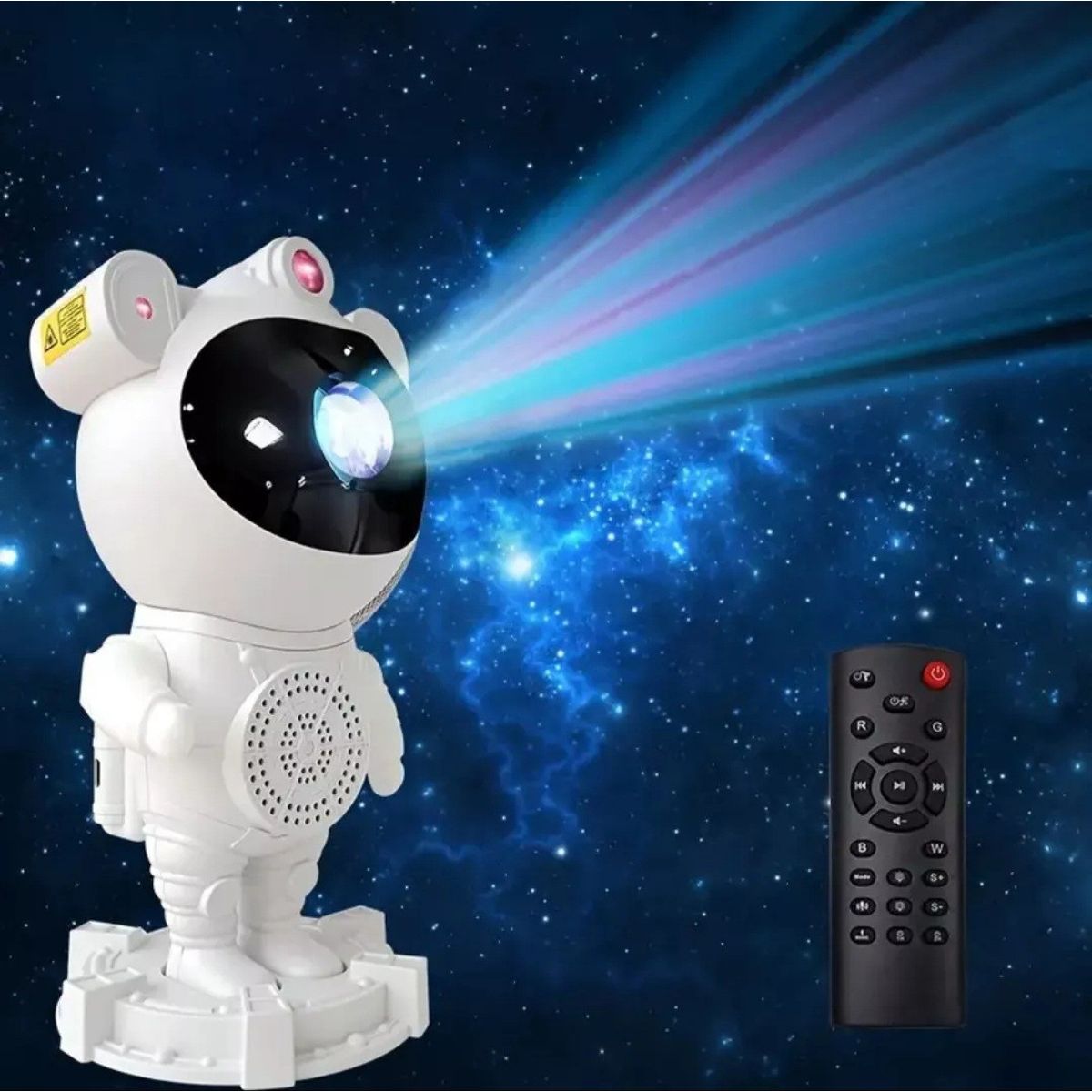 GENERICO - Astronauta Proyector con Bluetooth - Nueva versión