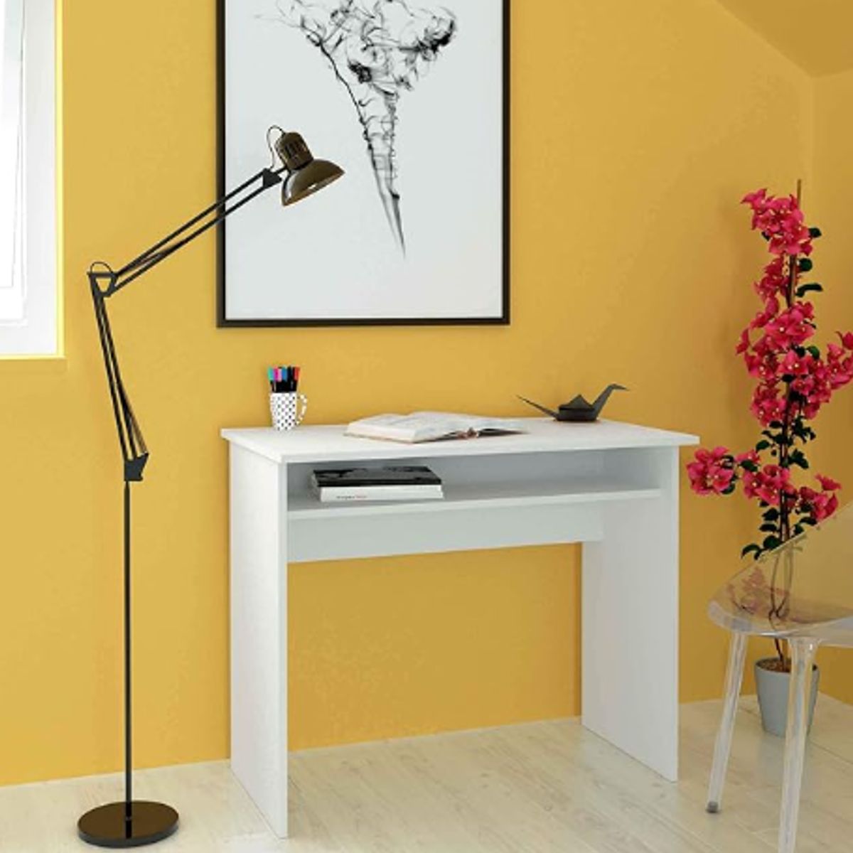 NACION MUEBLES - Escritorio Moderno Kat Blanco