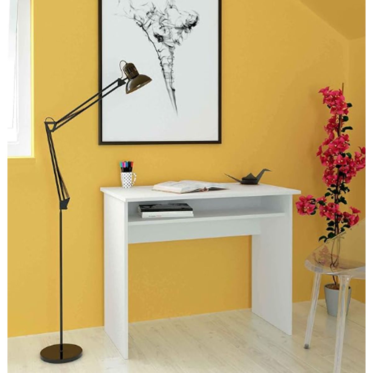 NACION MUEBLES - Escritorio Moderno Kat Blanco