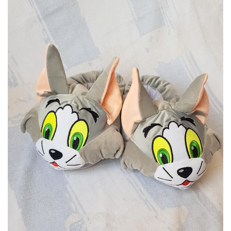 GENERICO - PANTUFLAS UNISEX TOM Y JERRY
