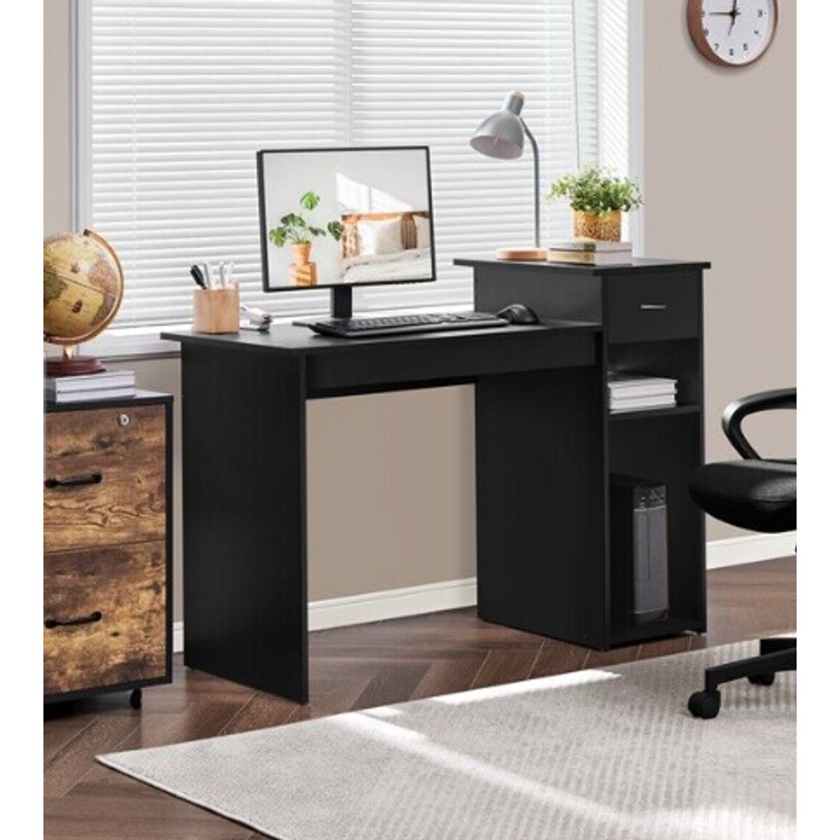 NACION MUEBLES - Escritorio Elegante Alice Negro