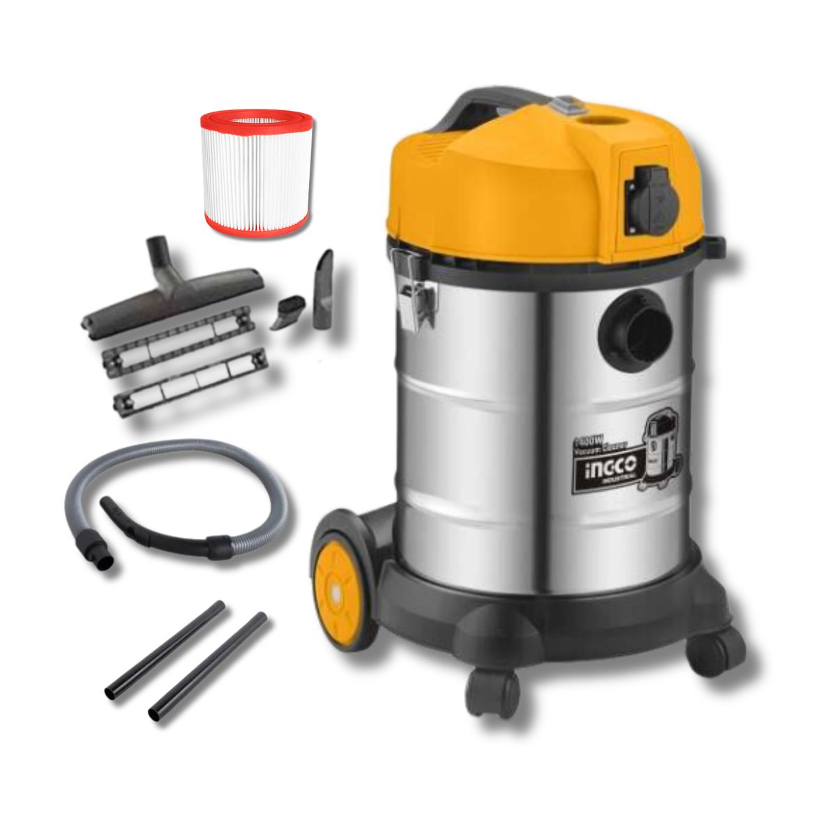 INGCO TOOLS - Aspiradora 30 litros 1400w industrial Ingco