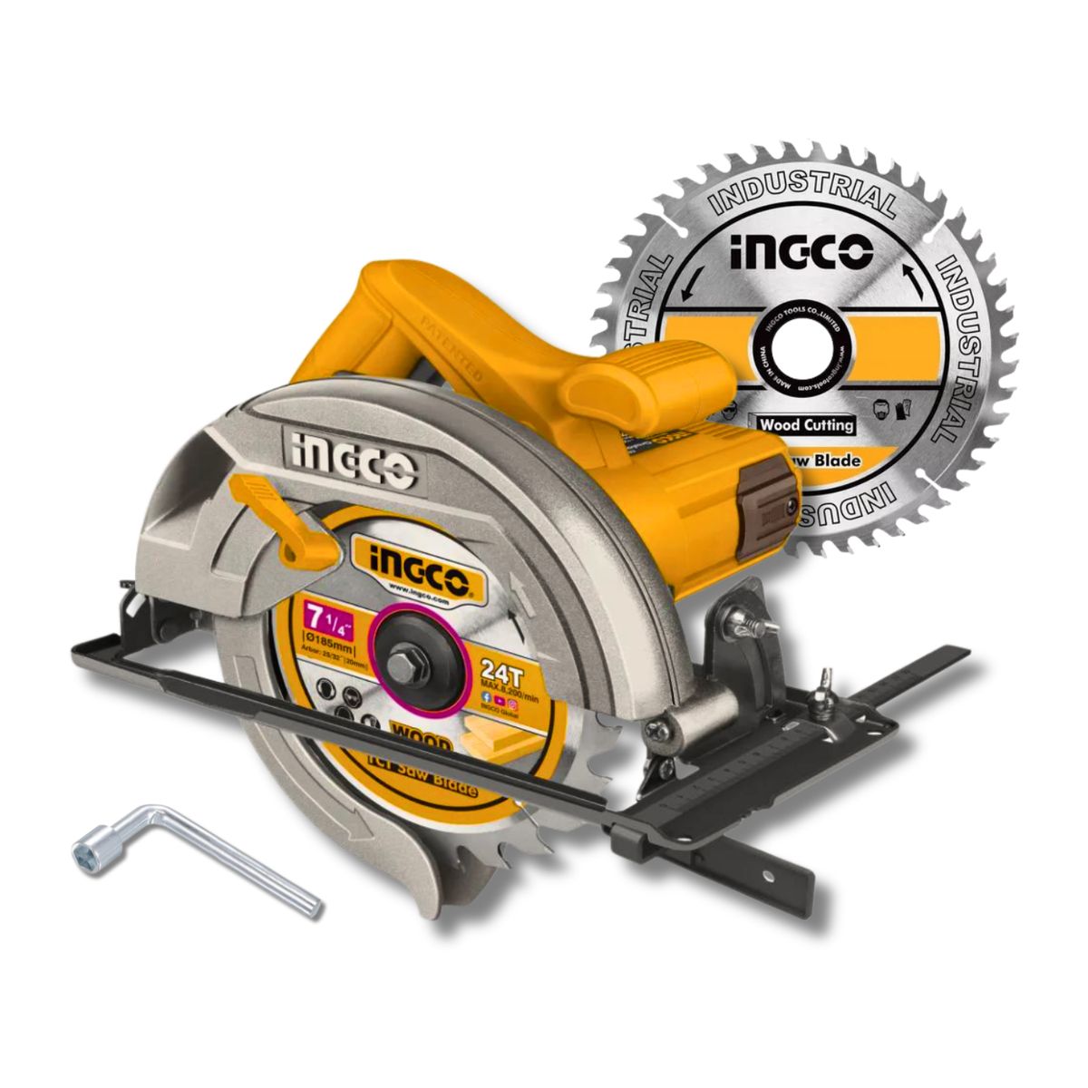 INGCO TOOLS - Sierra circular 1200w profesional Ingco