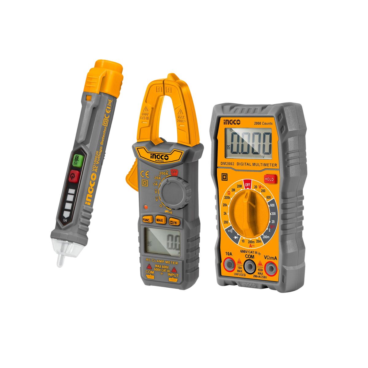 INGCO TOOLS - Kit de 3 herramientas para pruebas electricas Ingco