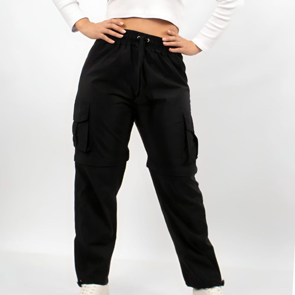 ENKI - Pantalón Convertible 2 en 1 Mujer Enki en Tela Mojada