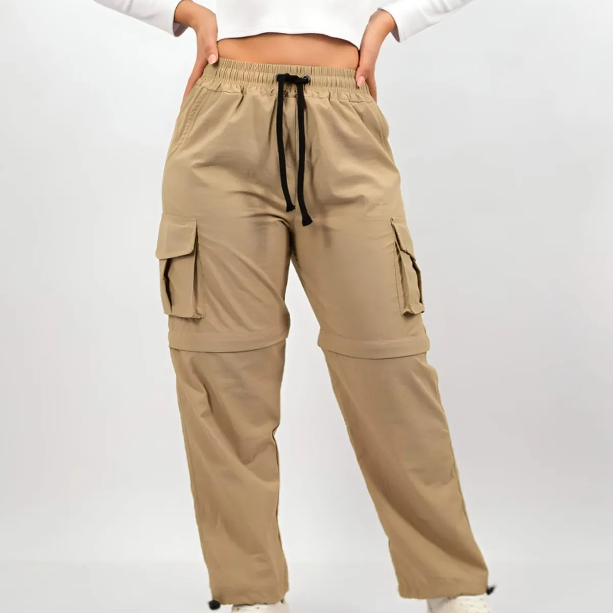 ENKI - Pantalón Convertible 2 en 1 Mujer Enki en Tela Mojada