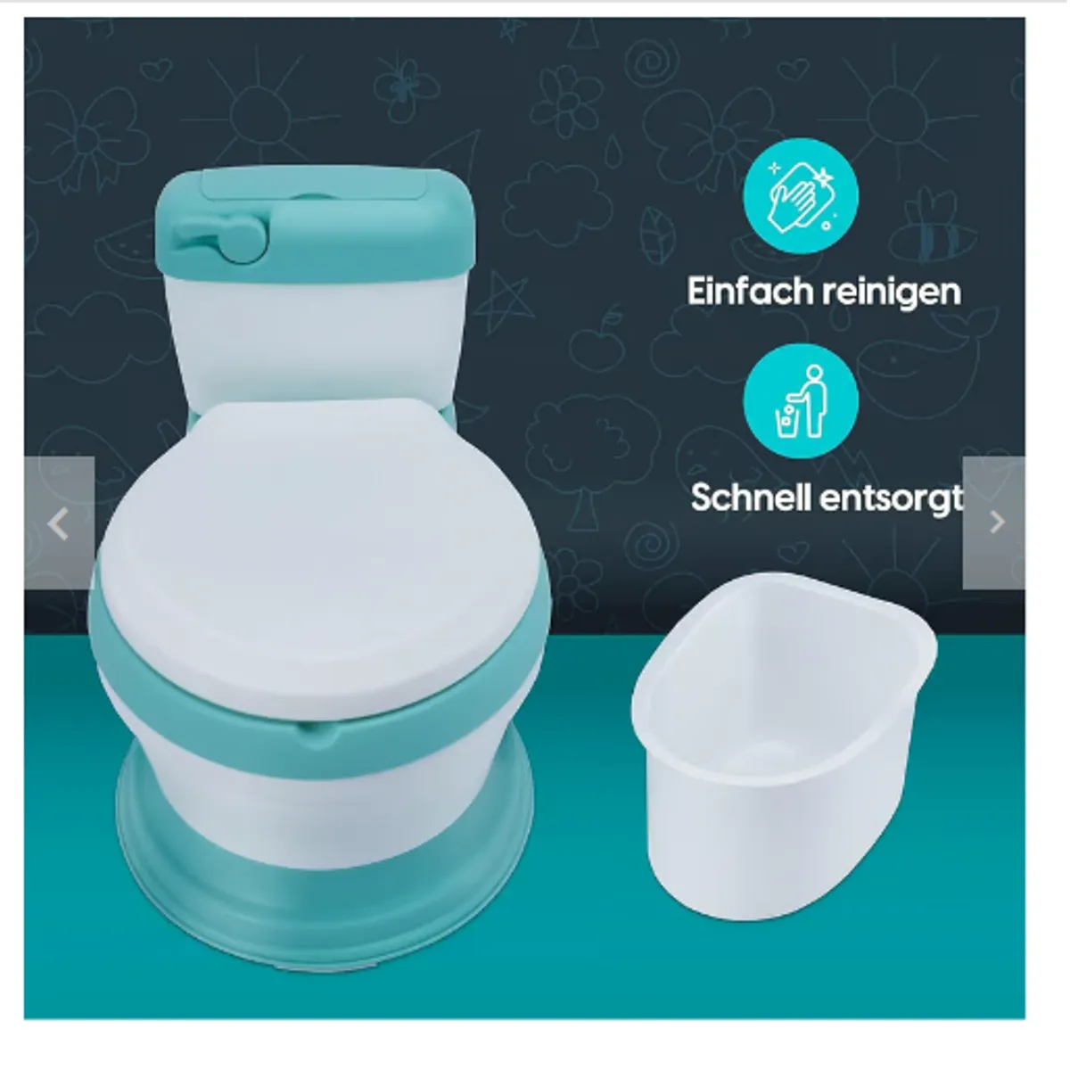 ABS - INODORO DE ENTRENAMIENTO PARA BEBE CELESTE