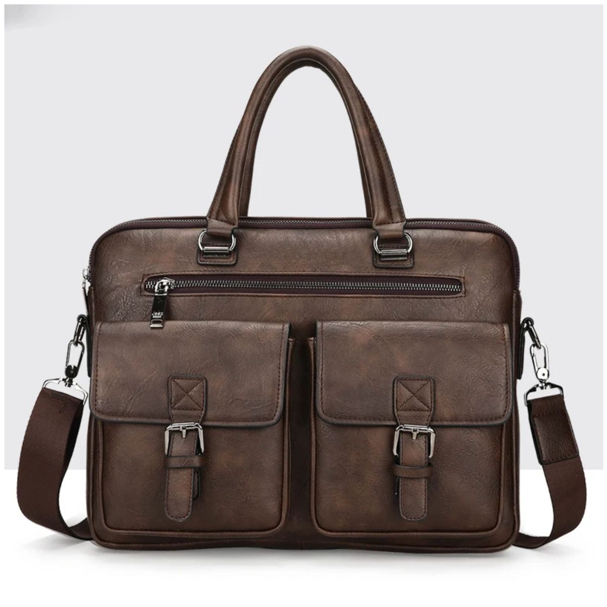 INSPIRA MARKET - Maletín Mochila Bolso Elegante Cuero PU