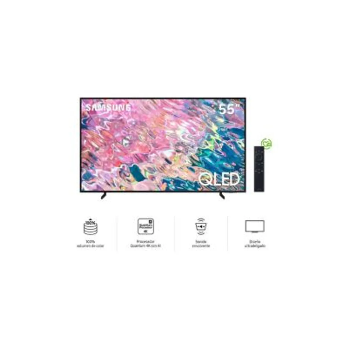 SAMSUNG - Televisor samsung 55 qled smart uhd qn55q60bagxpe