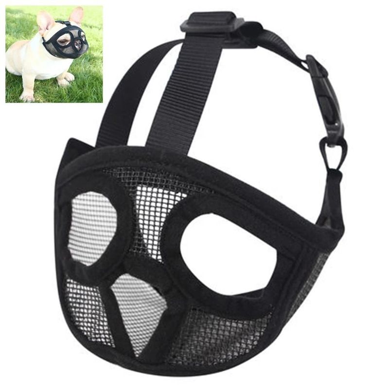 GENERICO - Bozal Máscara para Perros de Cara Plana Talla XS