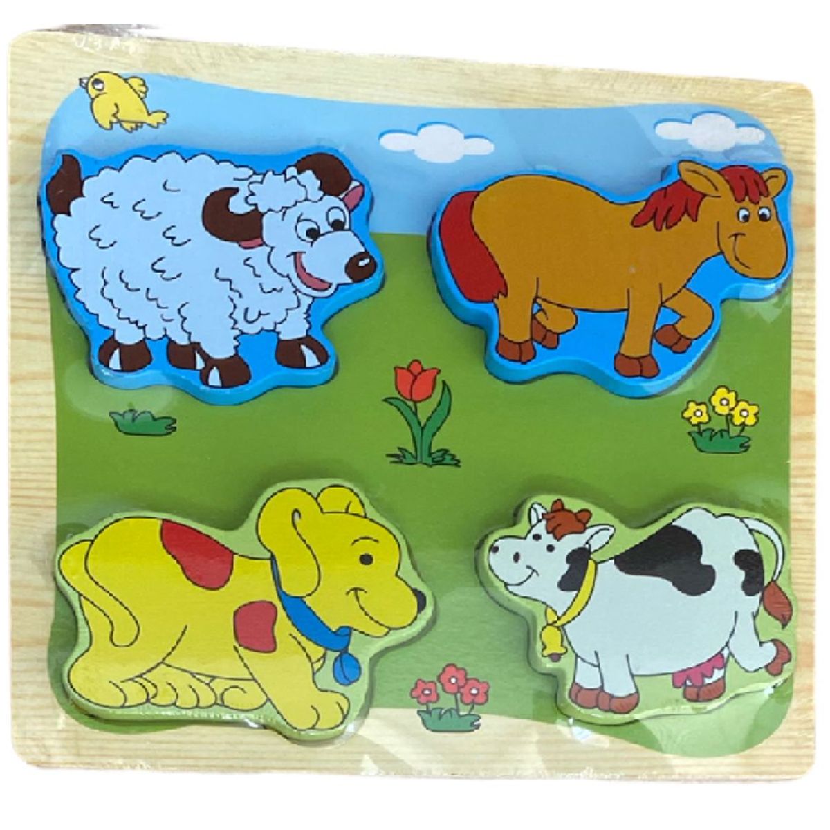 GENERICO - Pck x 2 Rompecabezas de Encaje  - 4 Piezas