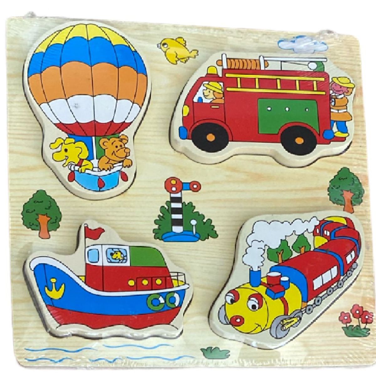 GENERICO - Pck x 2 Rompecabezas de Encaje  - 4 Piezas