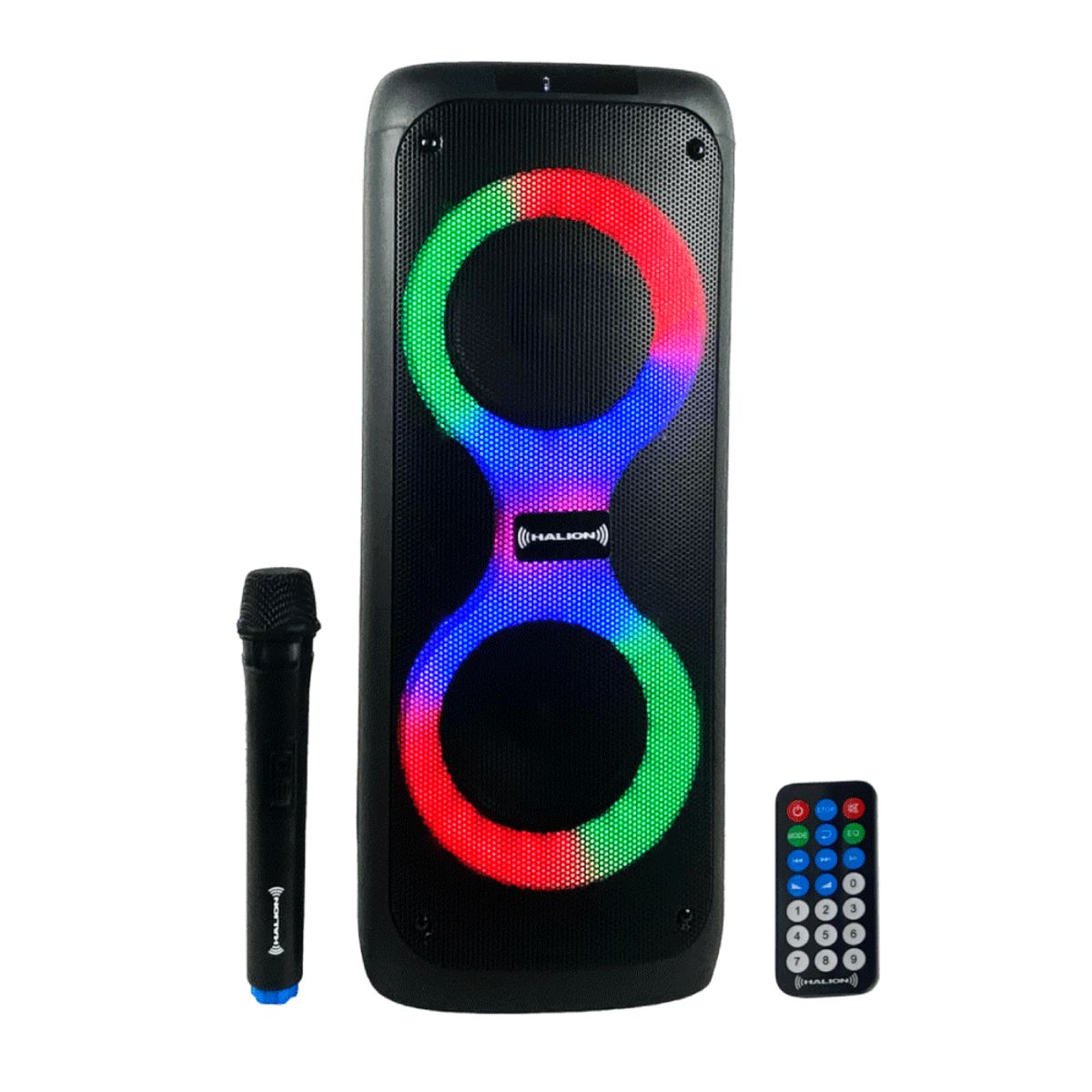 HALION - Parlante Torre Halion Spark HA-6621 Bluetooth TWS + Micrófono