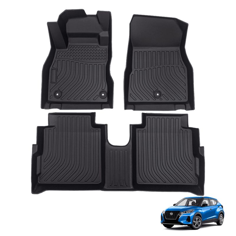 TECGO - PROTECTOR CUBRE PISO 5D TPE NISSAN KICKS 2018-2023