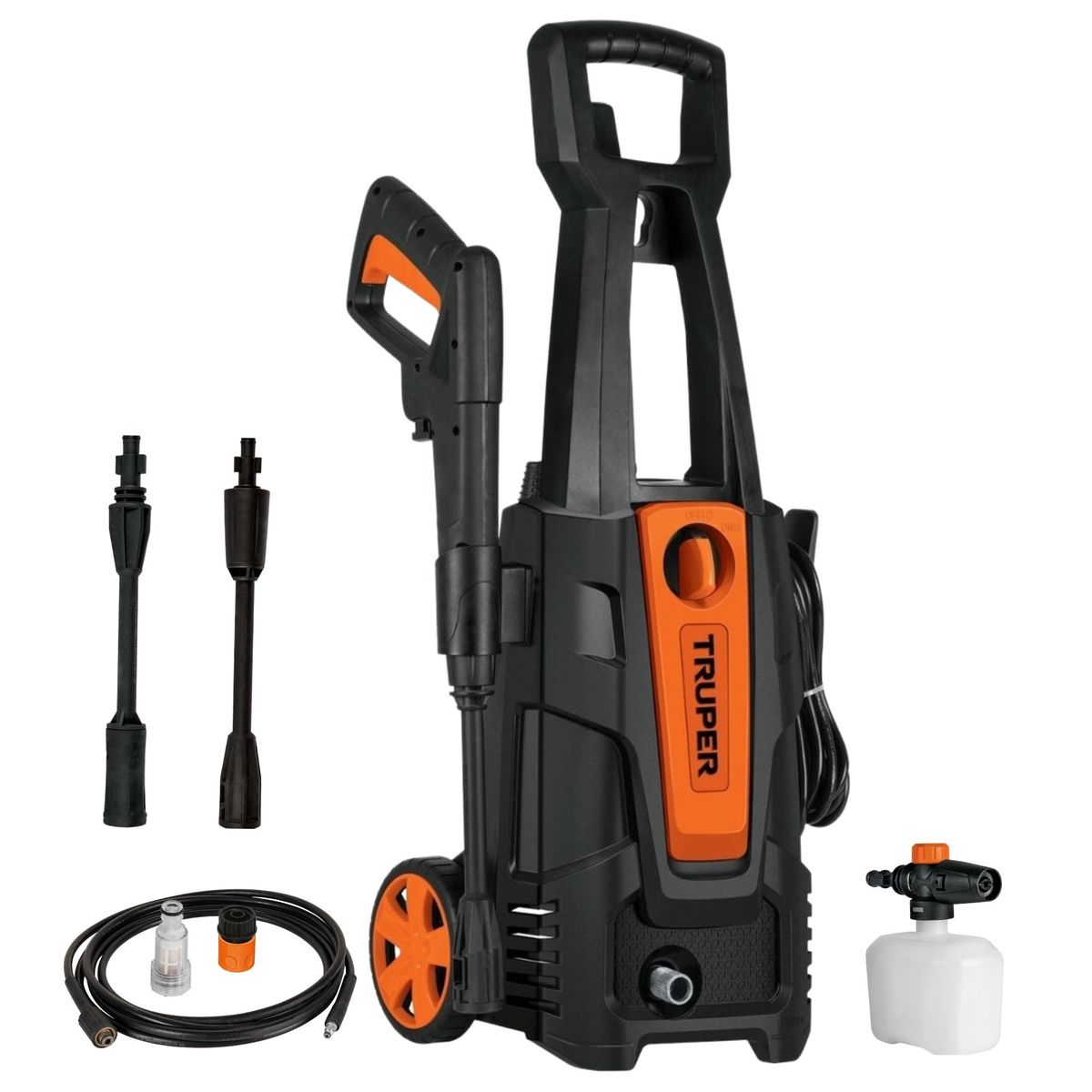 TRUPER - COMBO Hidrolavadora eléctrica Truper 1800PSI + ASPIRADORA DE AUTO 12V