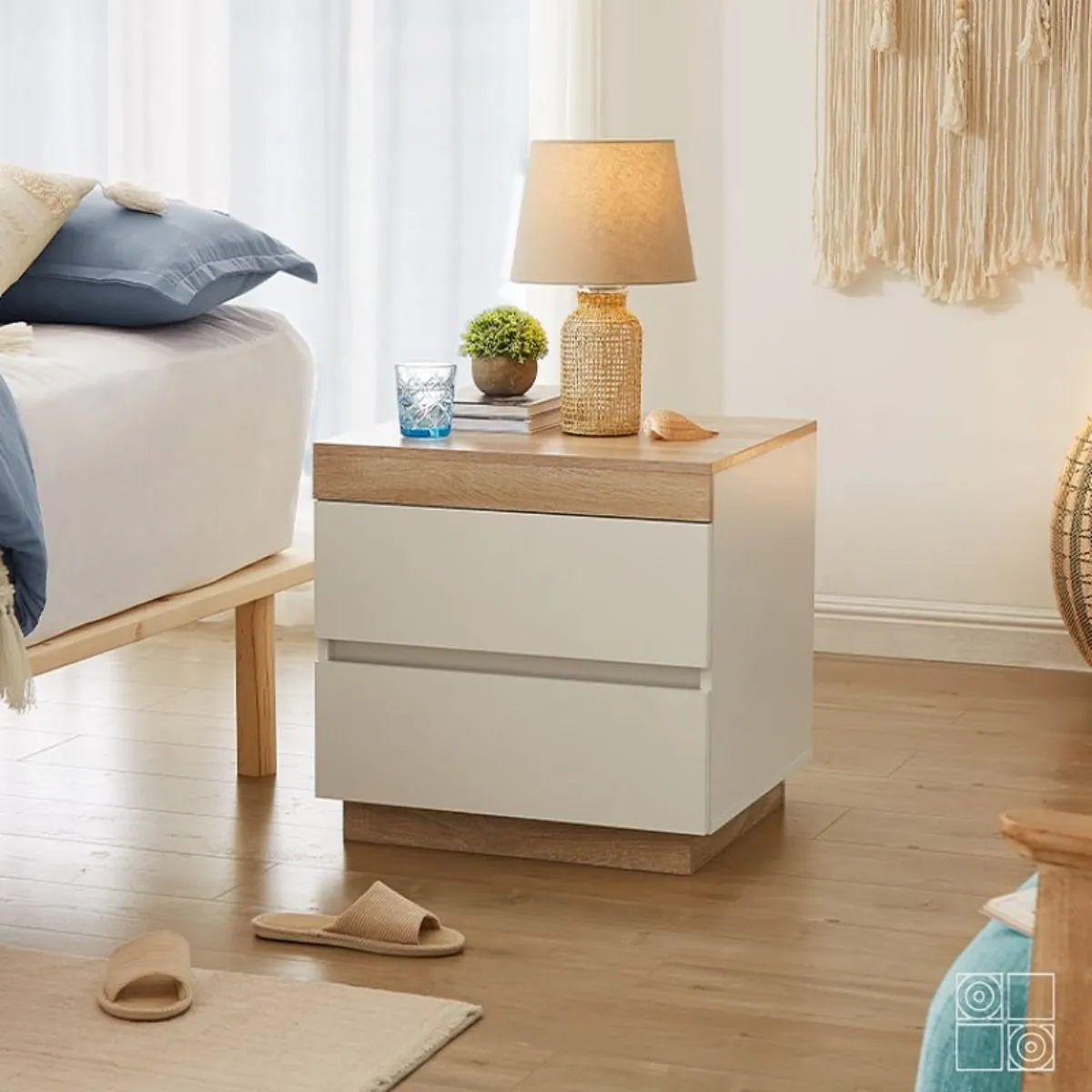 GENERICO - Combo Cómoda + veladores Cádiz Armados Gaudi