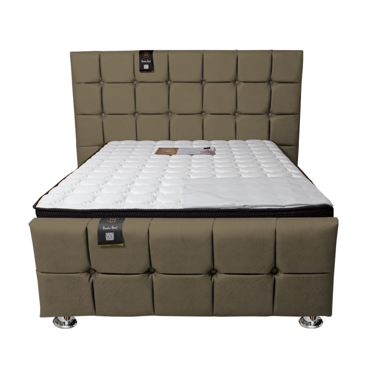 BARAKA HOME - Dormitorio Piecera Dallas Platinium Ks - Pranna Cobre