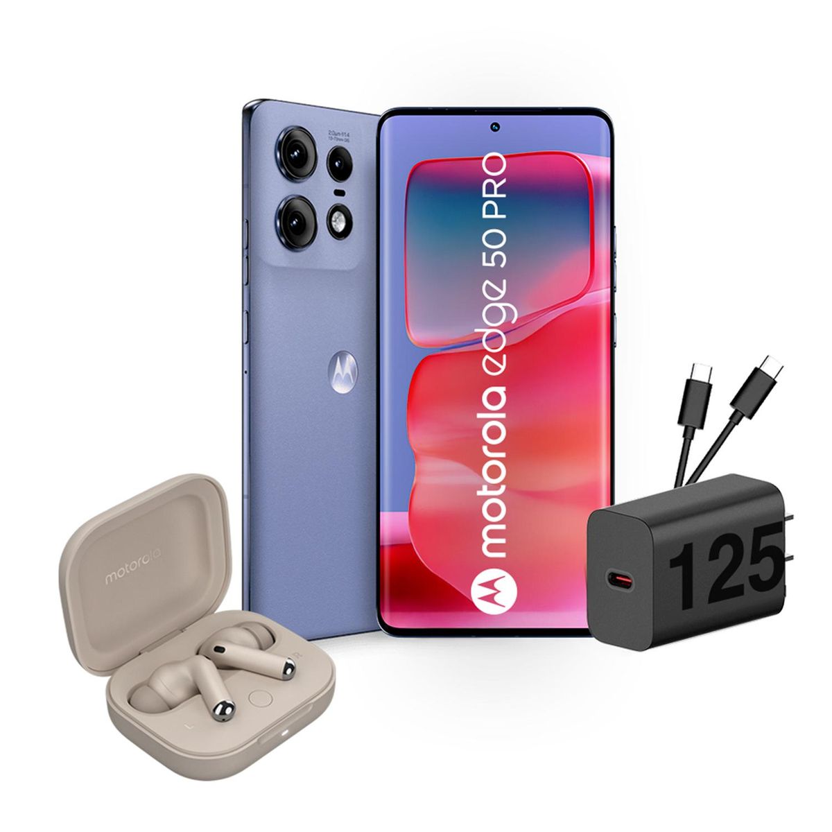 MOTOROLA - MOTO EDGE 50 PRO (Bundle) 12+512 GB - Violeta