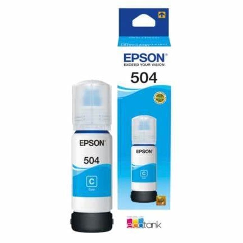 GENERICO - Botella De Tinta Para Impresora T504 CYan