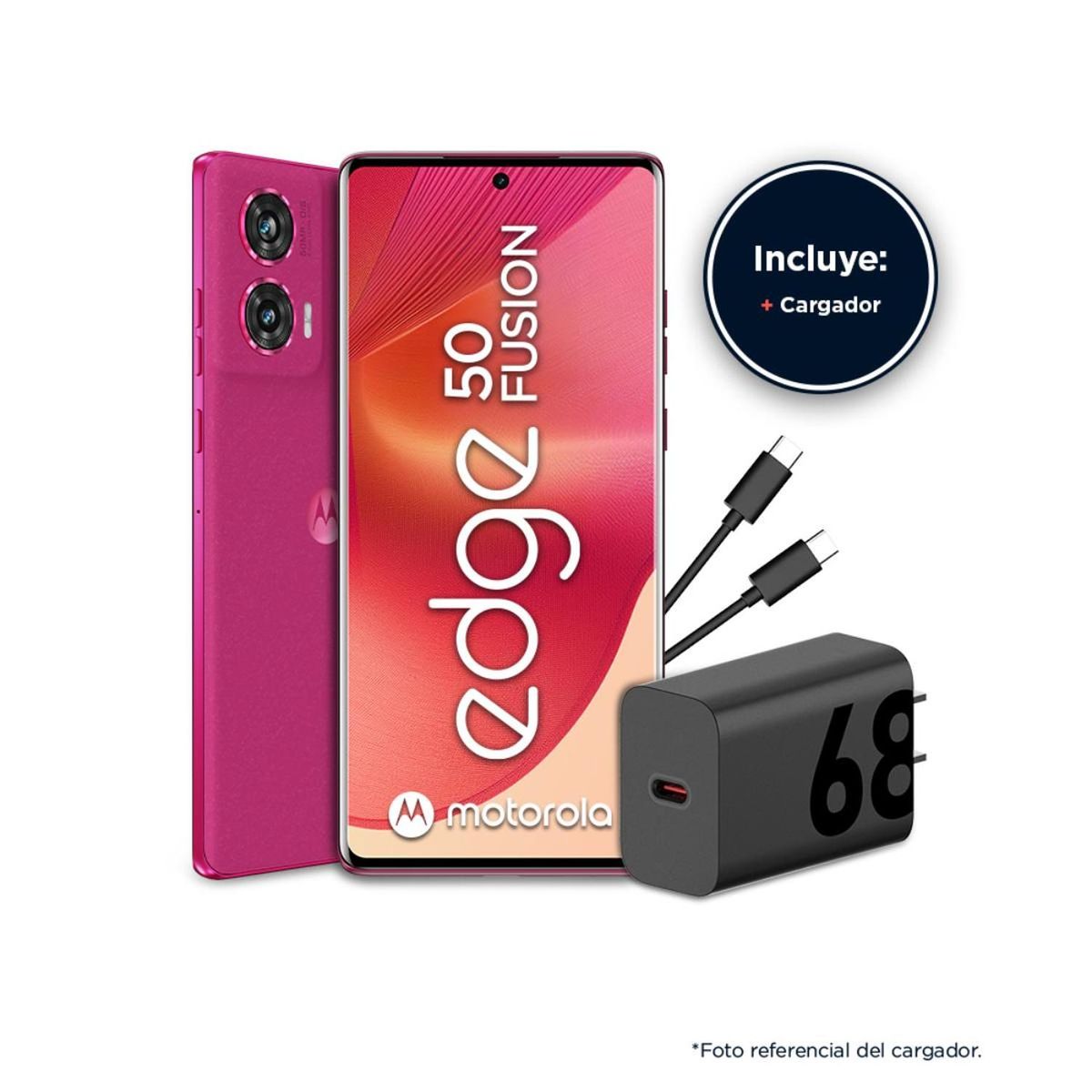 MOTOROLA - MOTO EDGE 50 FUSION (Bundle) 8+256 GB - Rosa