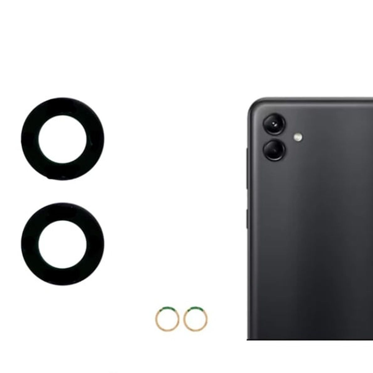 GENERICO - Repuesto lente Vidrio de cámara Samsung A04