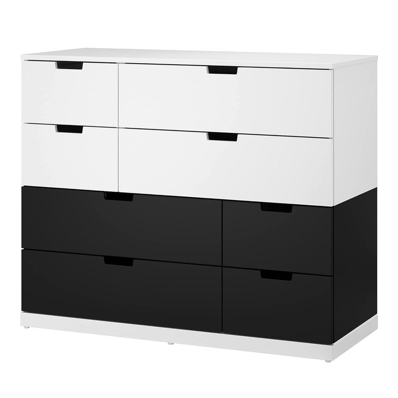DIBA MUEBLES - Comoda Kansong 8 Cajones Blanco DIBA Muebles