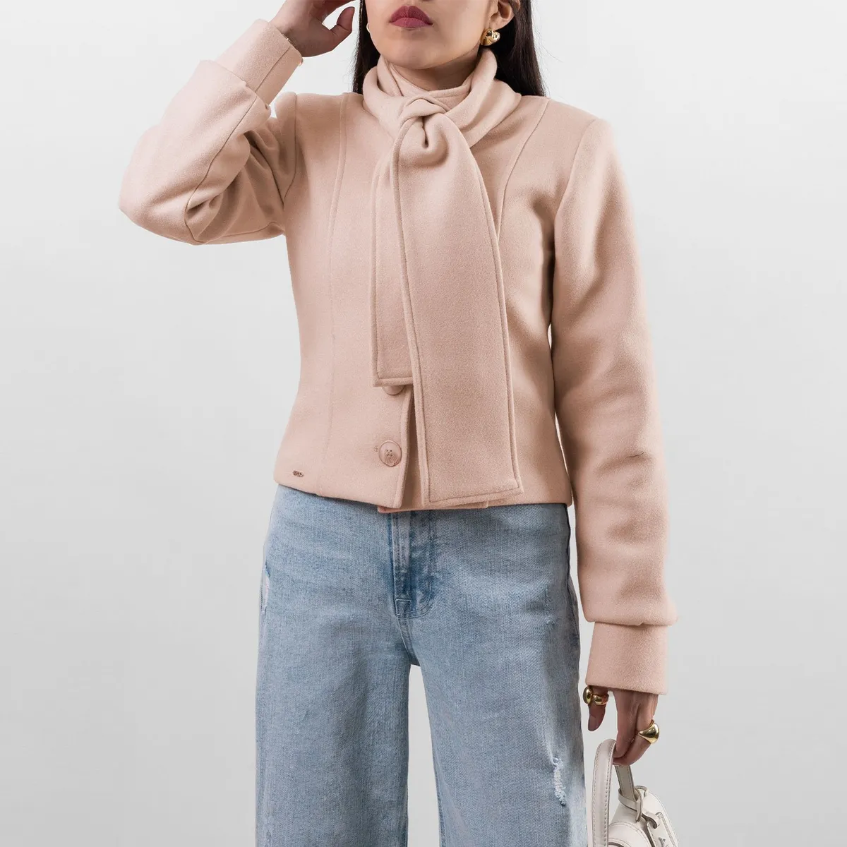 TEILOR - CROPPED DE PAÑO NOVA