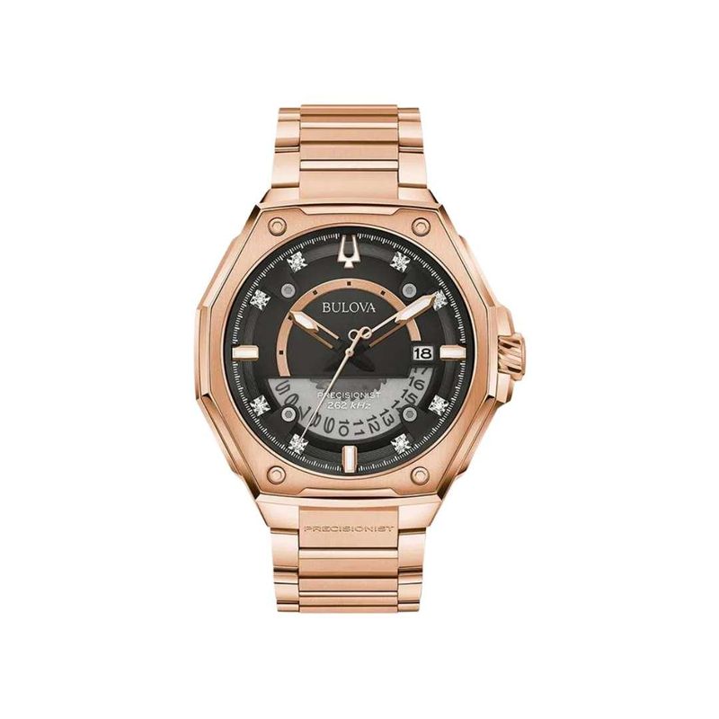 BULOVA - BULOVA PRECISIONIST  97d129 ORO ROSA