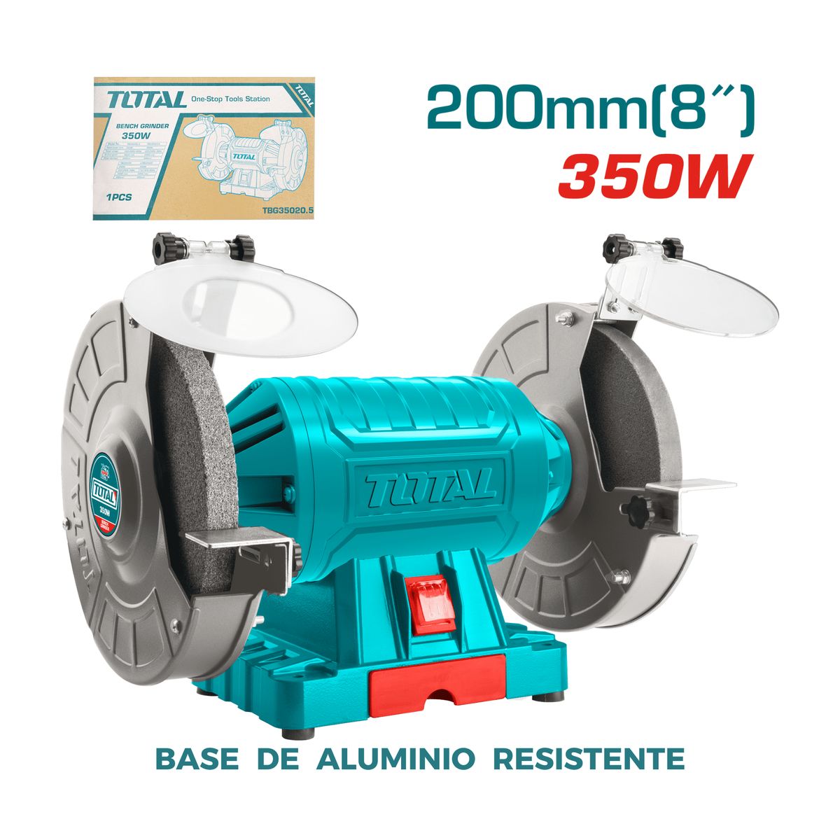 TOTAL TOOLS - Esmeril de banco 8 350w Total