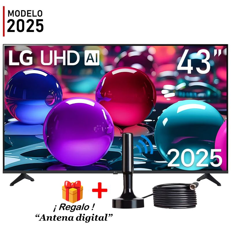 LG - Televisor LG UHD 43 4K THINQ AI 43UA7300PSB 2025