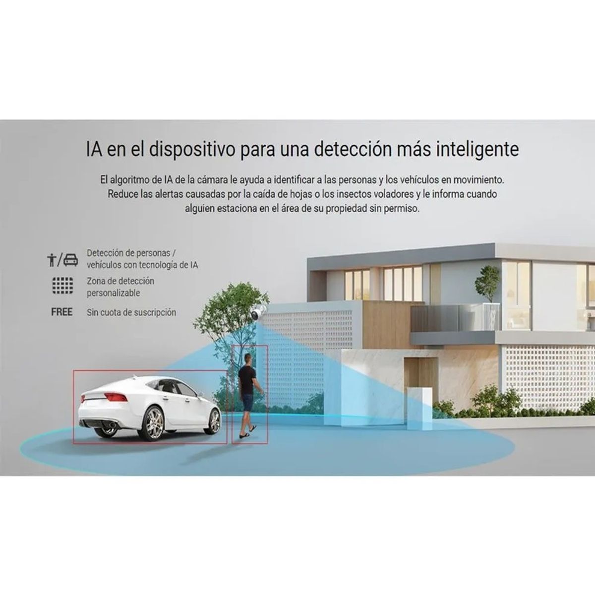 Ezviz - Cámara de Seguridad Wi-Fi Exterior Ezviz H3 3K De Calidad