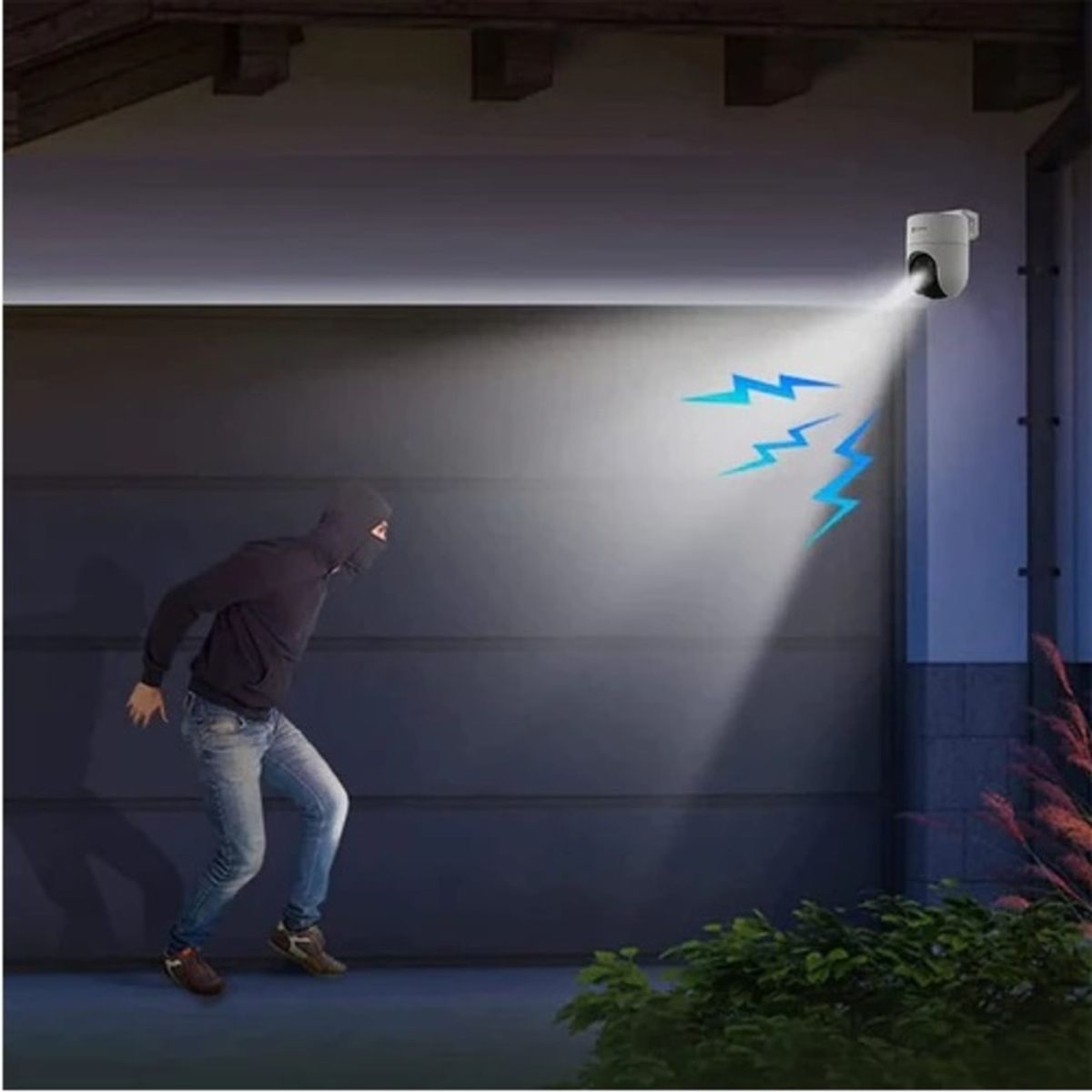 EZVIZ - Cámara de Seguridad Wi-Fi Exterior 360° Ezviz H8C 2K+ De Calidad