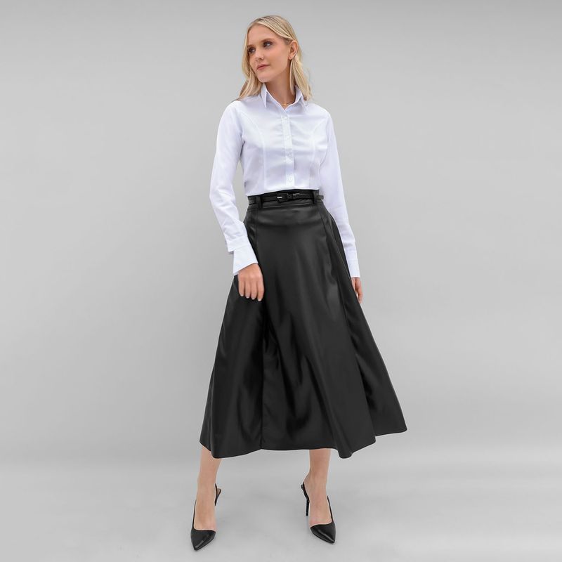 TEILOR - FALDA DE CUERINA CASUAL  MUJER