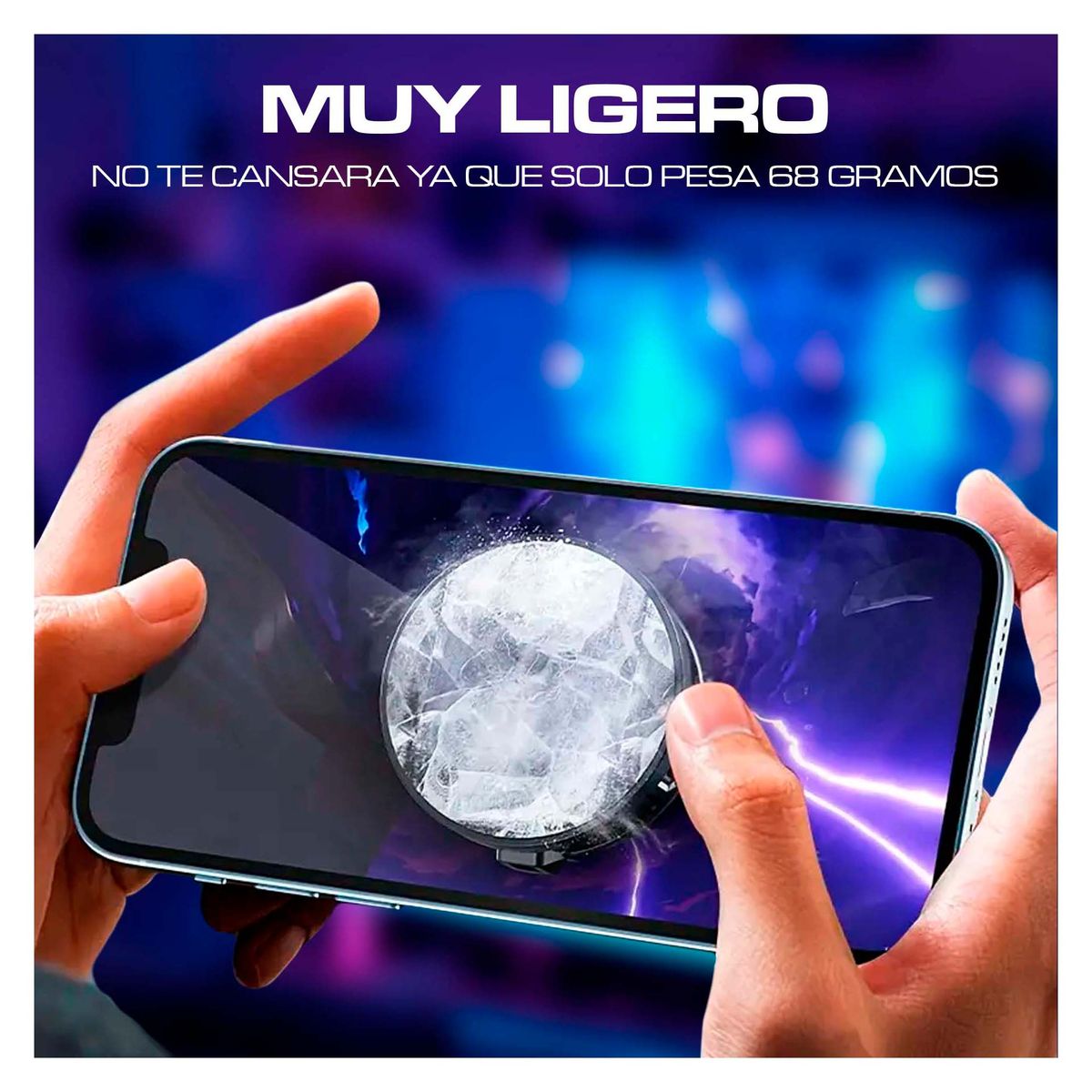 MEMO - Cooler Para Celular Ventilador Para Celular Y Dedales Cx07 Memo