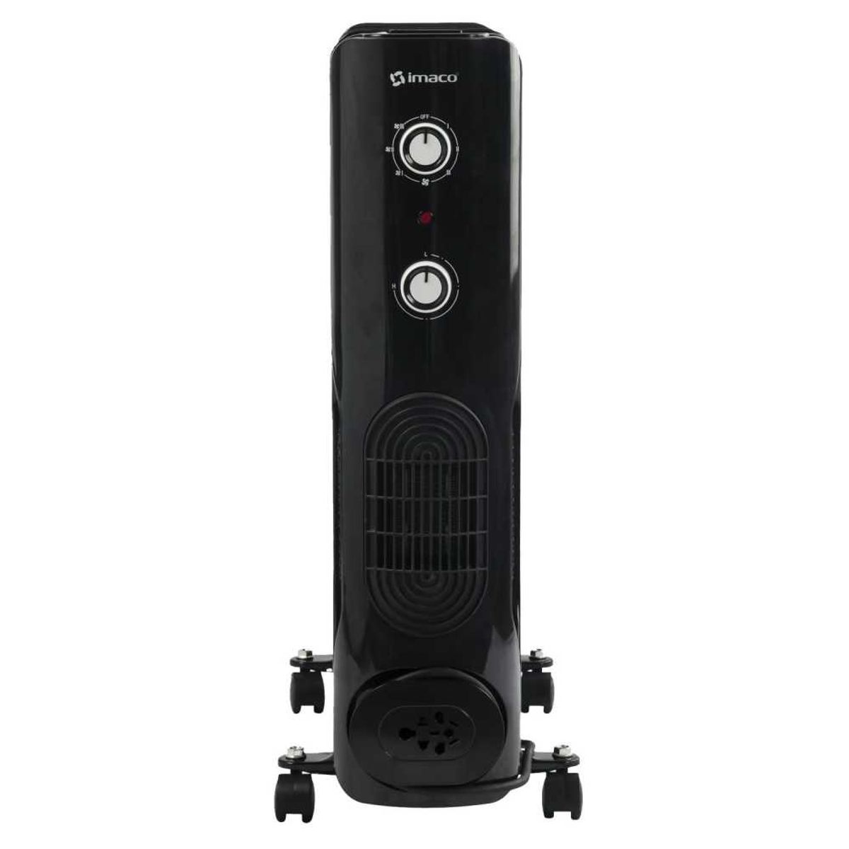 IMACO - Termoradiador Imaco 11 Celdas 2500W 30m2 OFR11NK Negro .