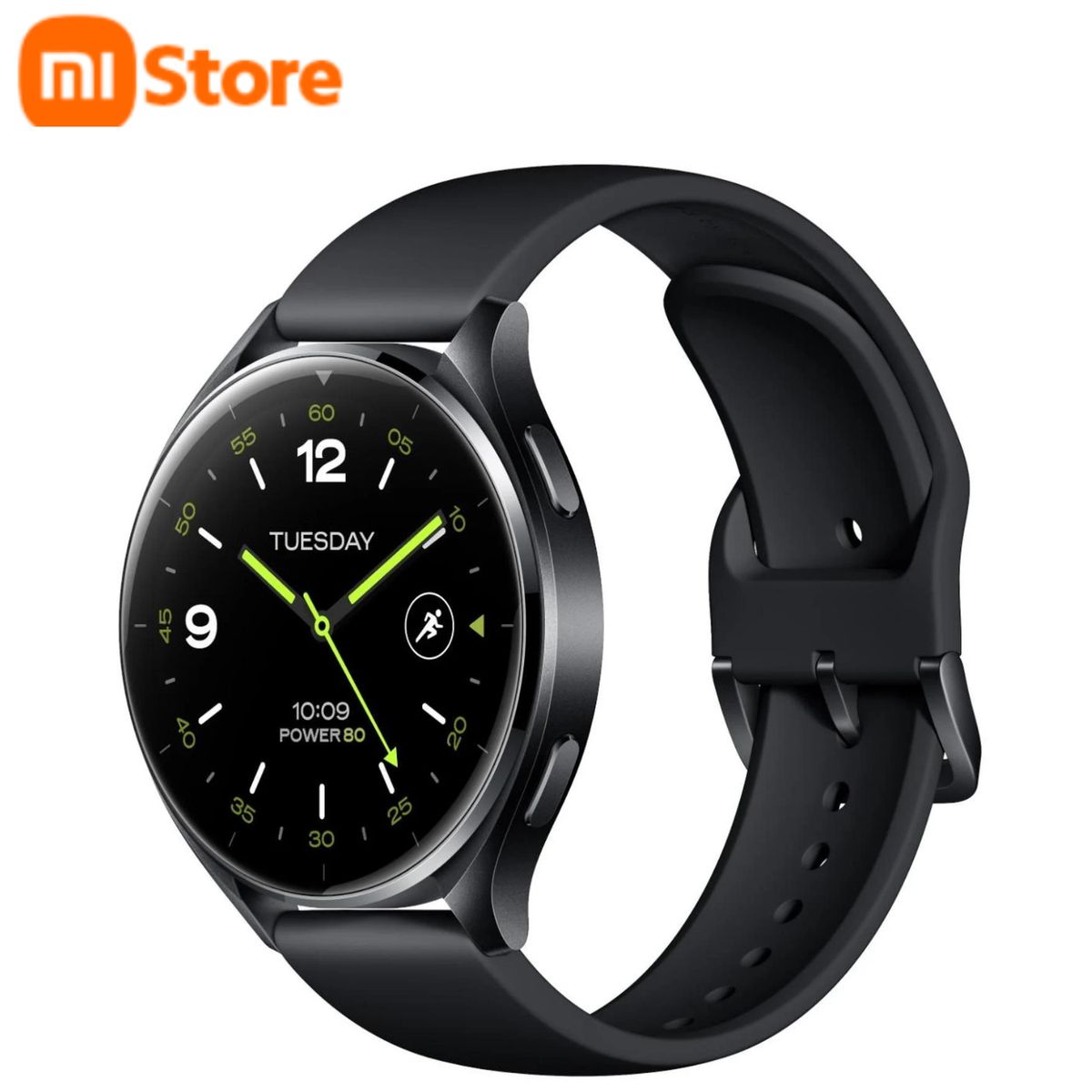 XIAOMI - Xiaomi Watch 2 Caja Negra Con Correa De TPU Negra