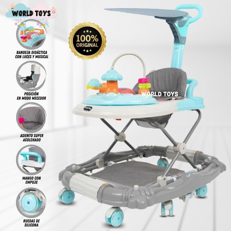 BABY HAPPY - Andador Mecedora «JOLIE» Edición Limitada Gray