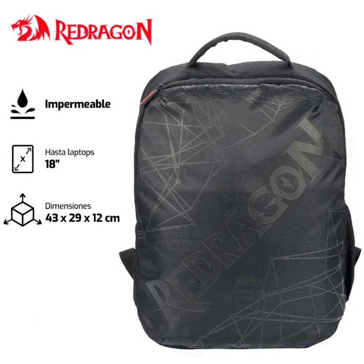 REDRAGON - Mochila Redragon AENEAS GB-76 Tela Oxford