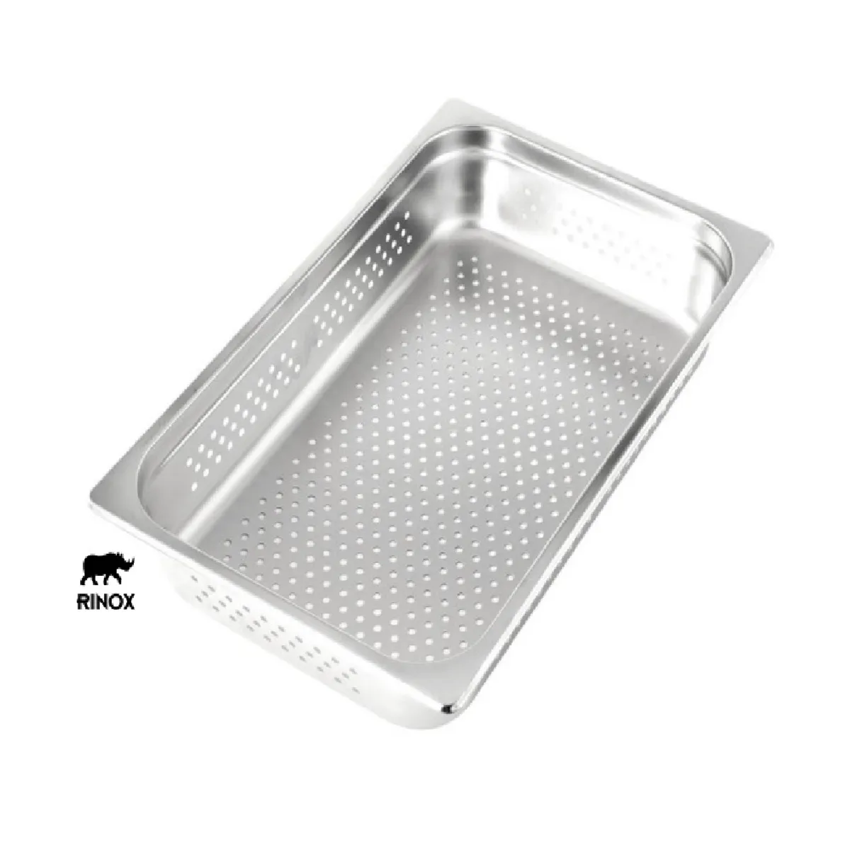 RINOX - Fuente perforada 1/1 acero Inox 53 x 32,5 x 10cm Gastronorm