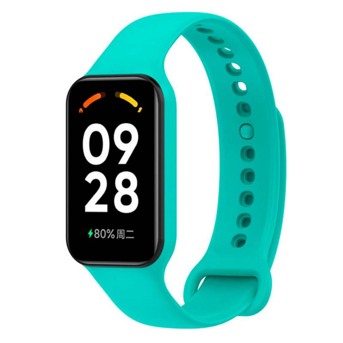 GENERICO - Correa de silicona Para Xiaomi Smartband Band 2- Turqueza